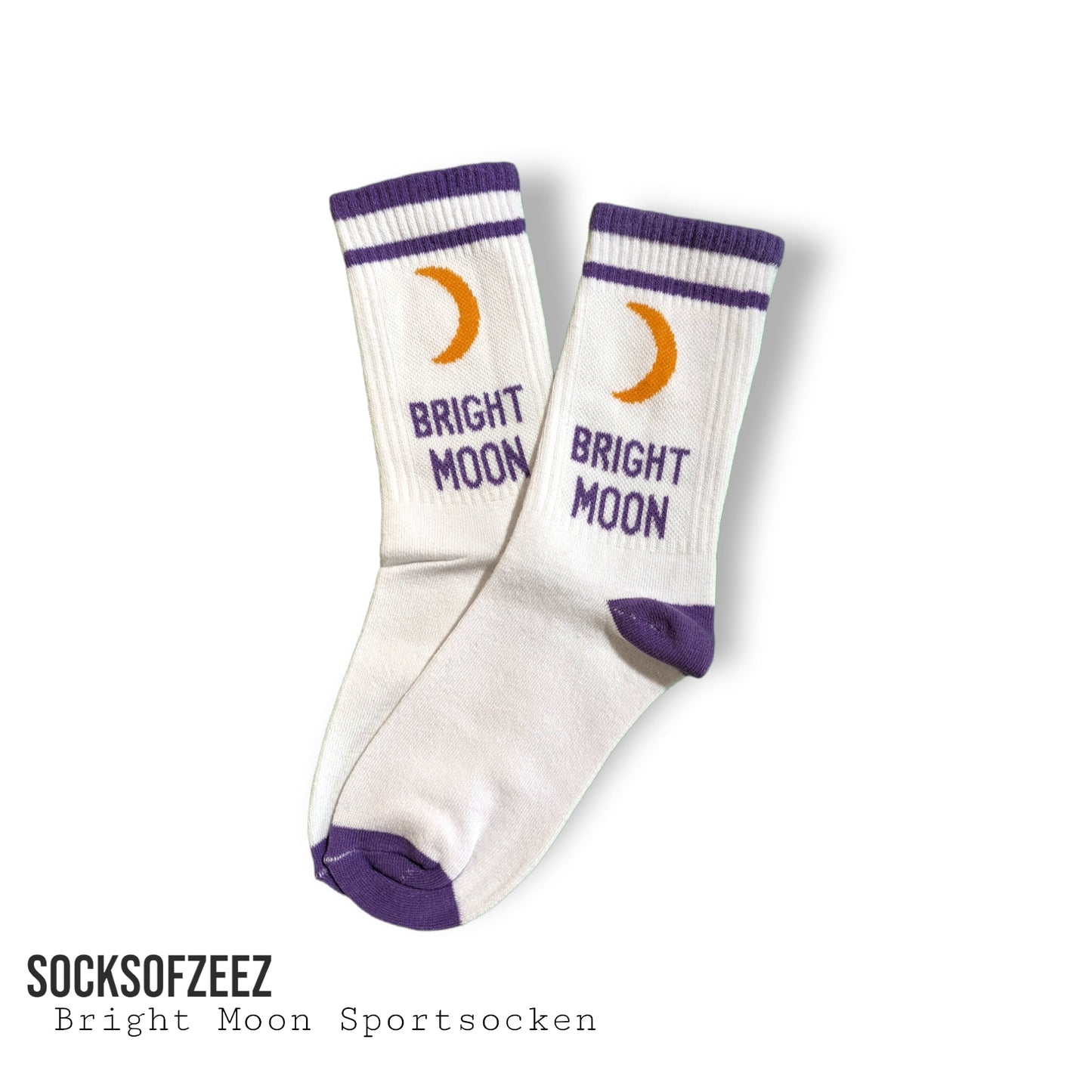 lila Bright Moon Sportsocken - Shop of Zeez