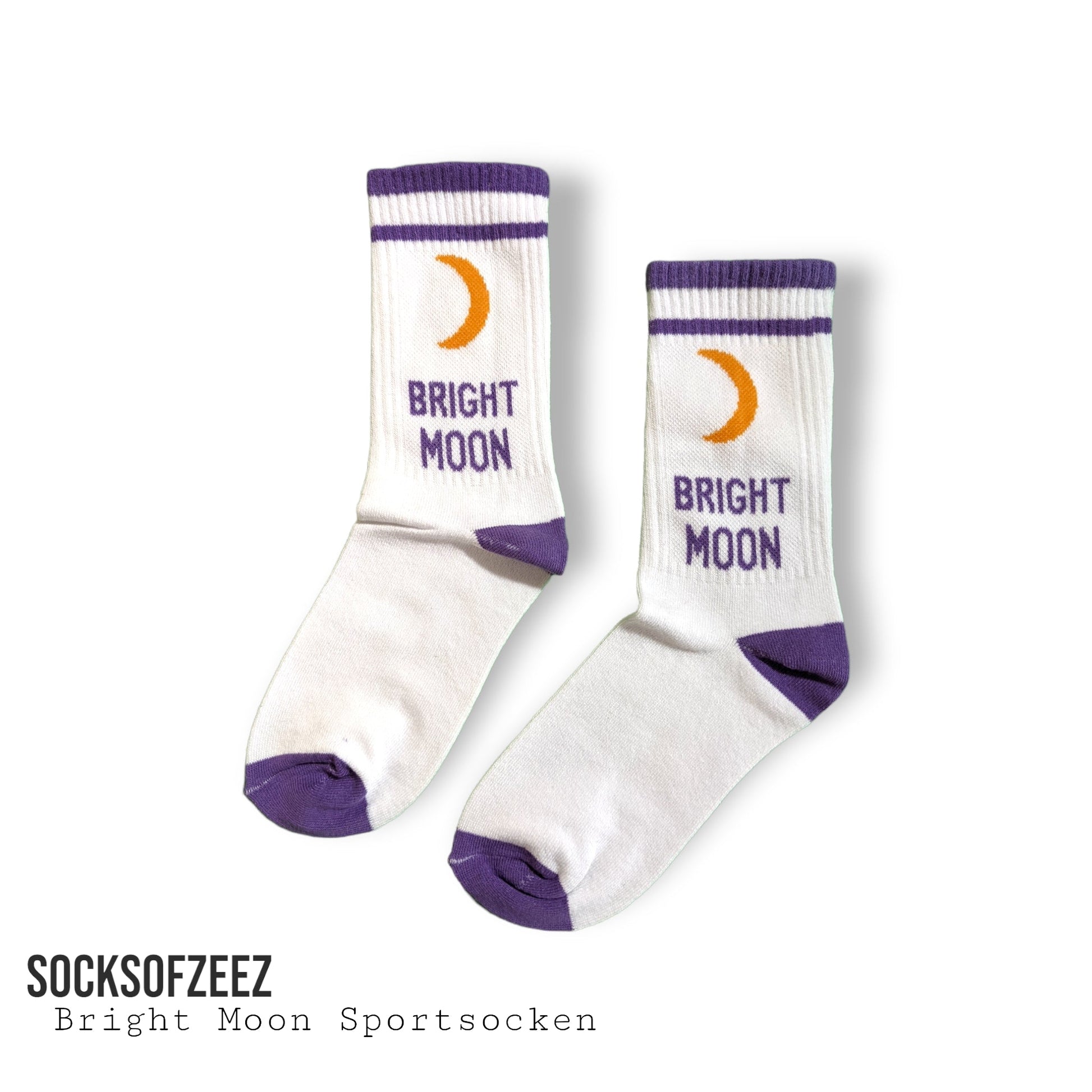 lila Bright Moon Sportsocken - Shop of Zeez