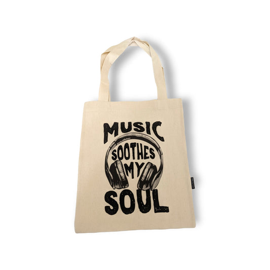 Music Soothes My Soul Baumwolltasche - Shop of Zeez