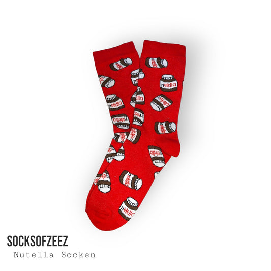 Nutella Socken - rot - Shop of Zeez