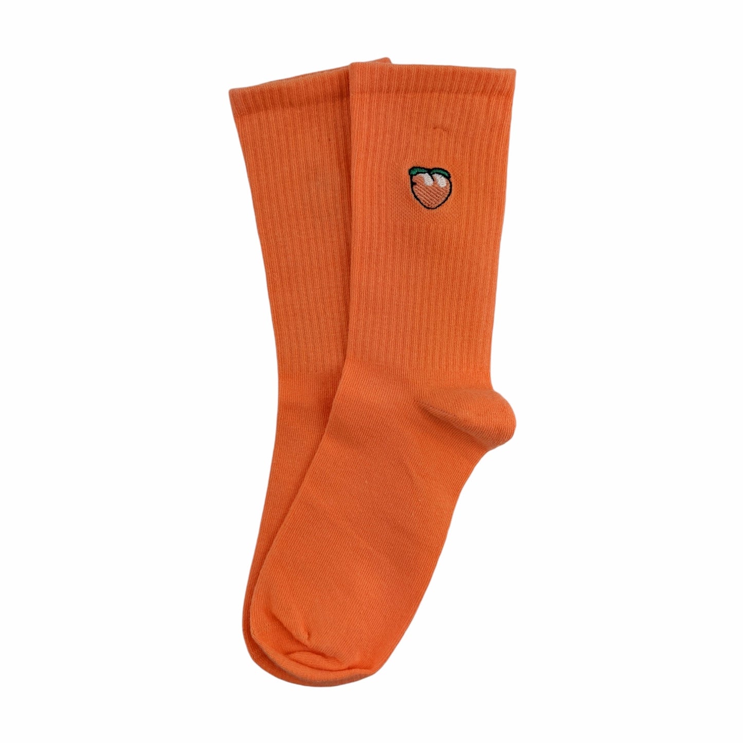 orange gestreifte Aprikose Socken - Shop of Zeez