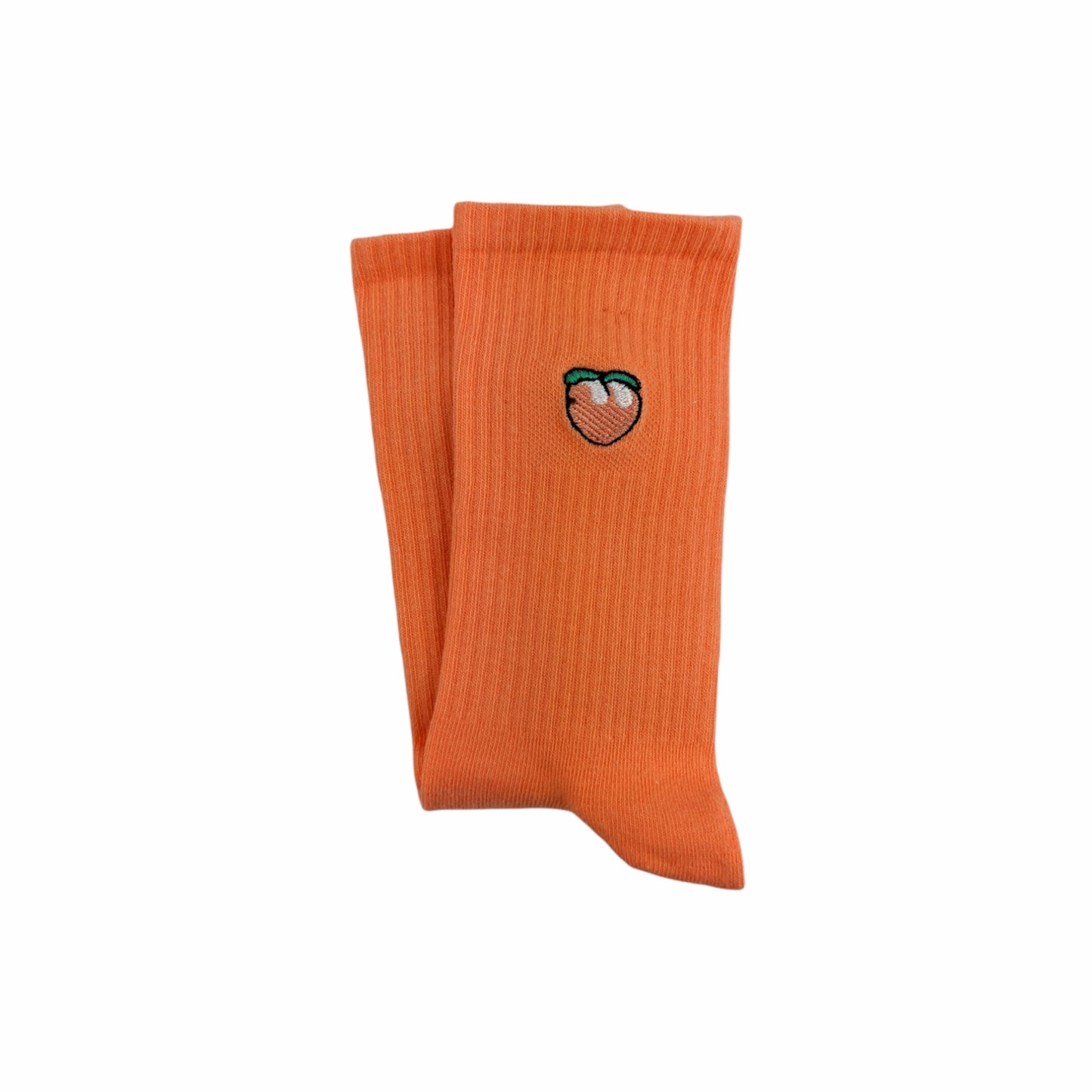 orange gestreifte Aprikose Socken - Shop of Zeez