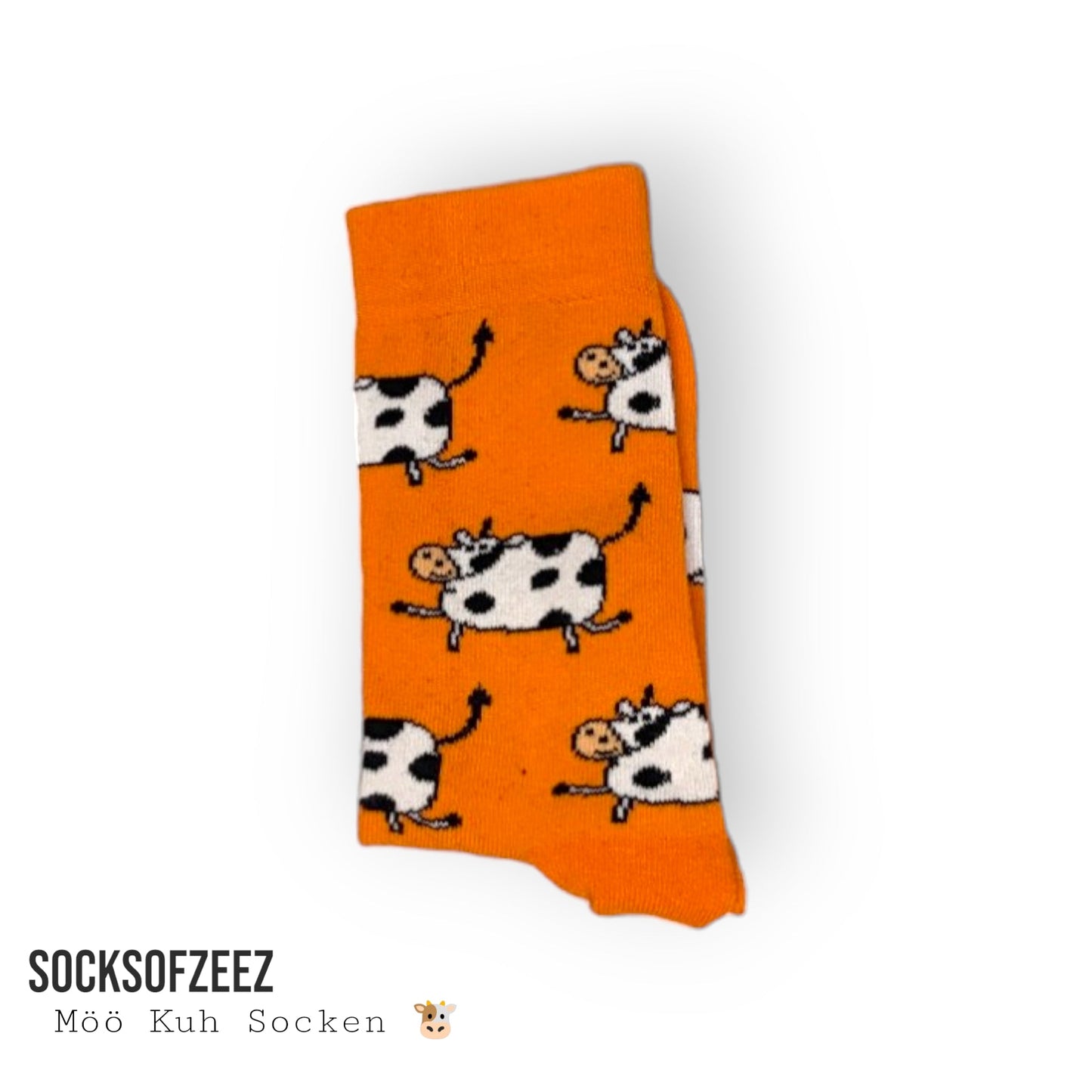 orange Kuhsocken - Shop of Zeez