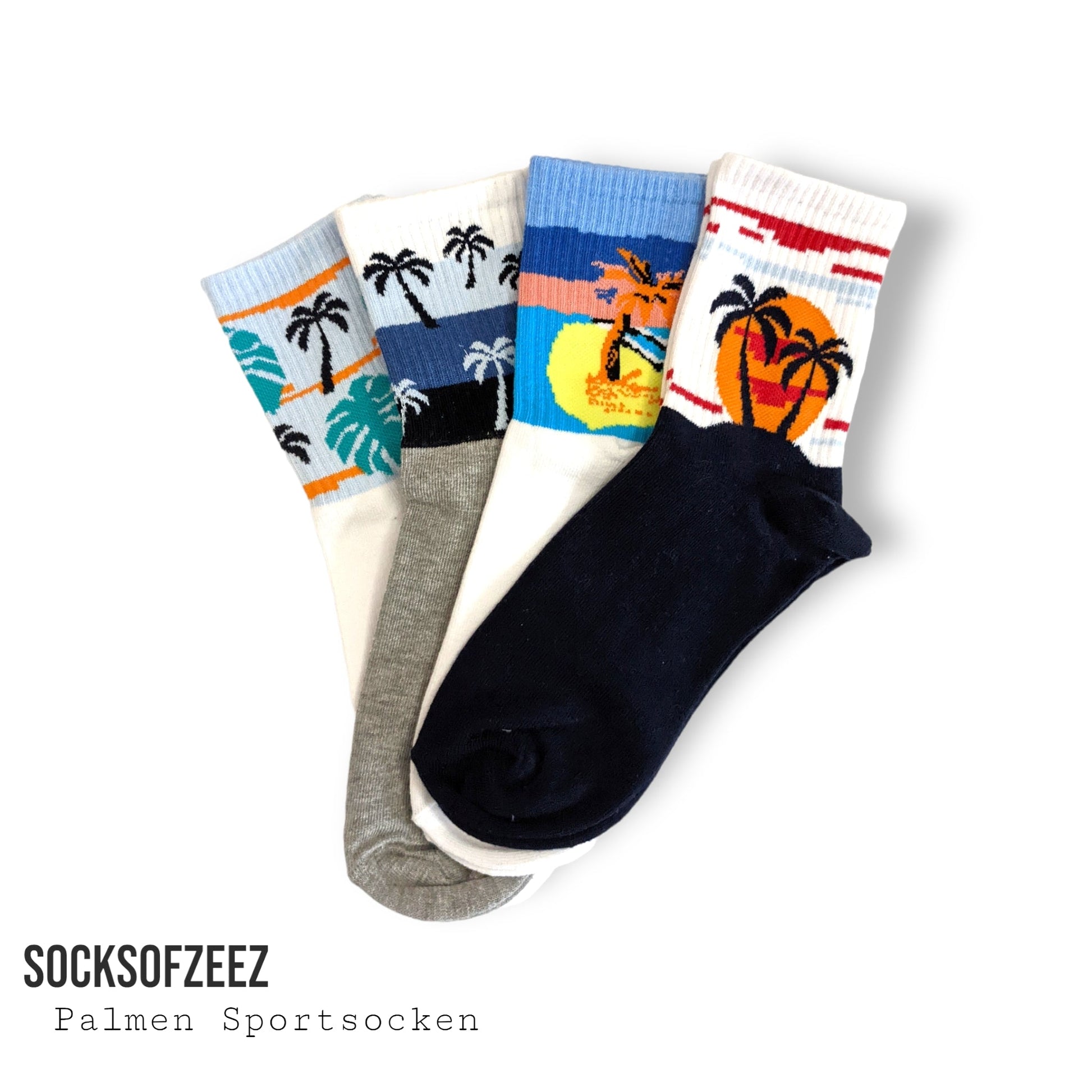 Palmen Sportsocken - Shop of Zeez