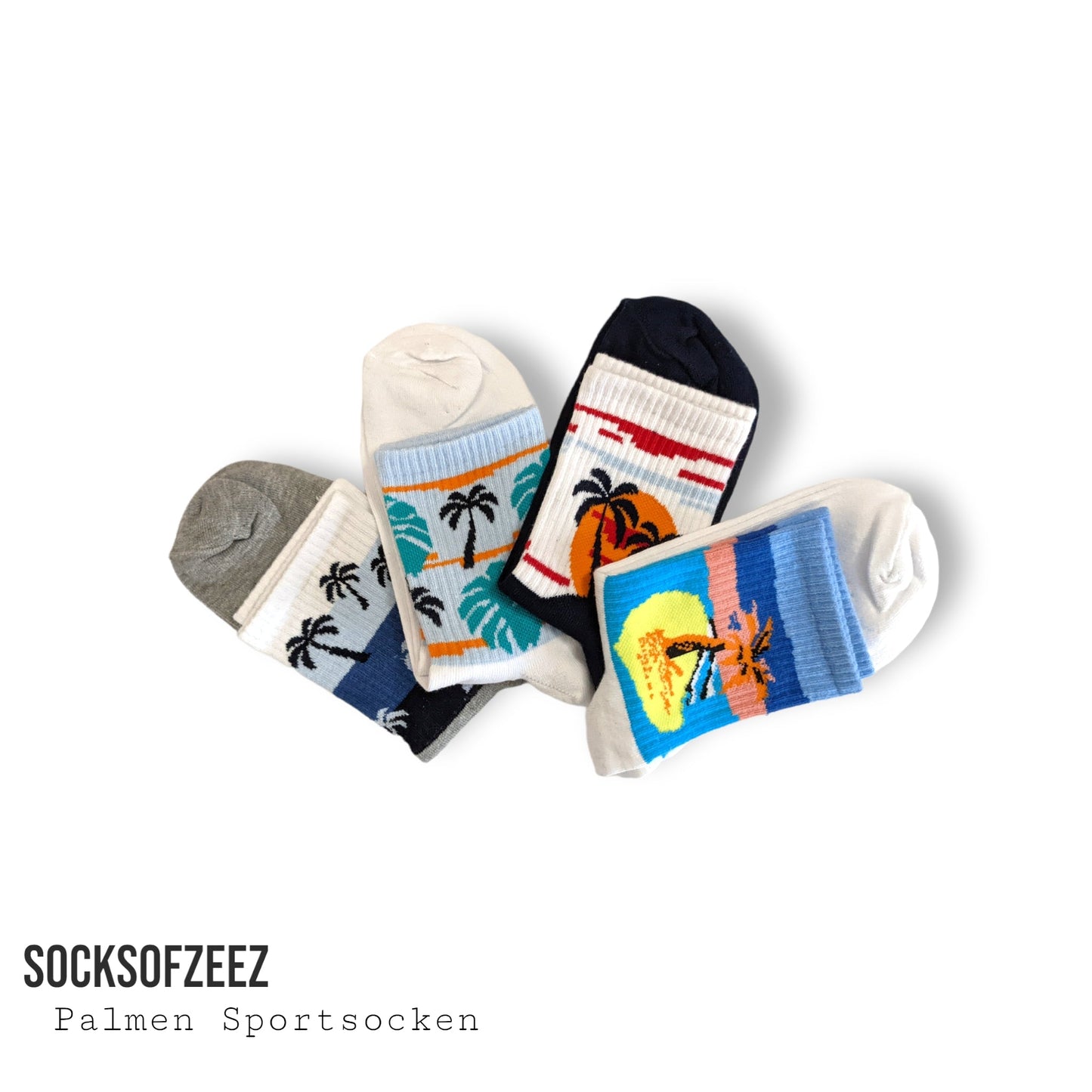 Palmen Sportsocken - Shop of Zeez