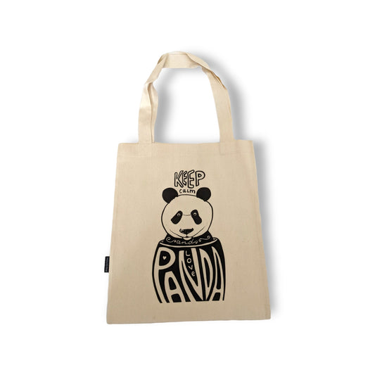 Panda Baumwolltasche - Shop of Zeez