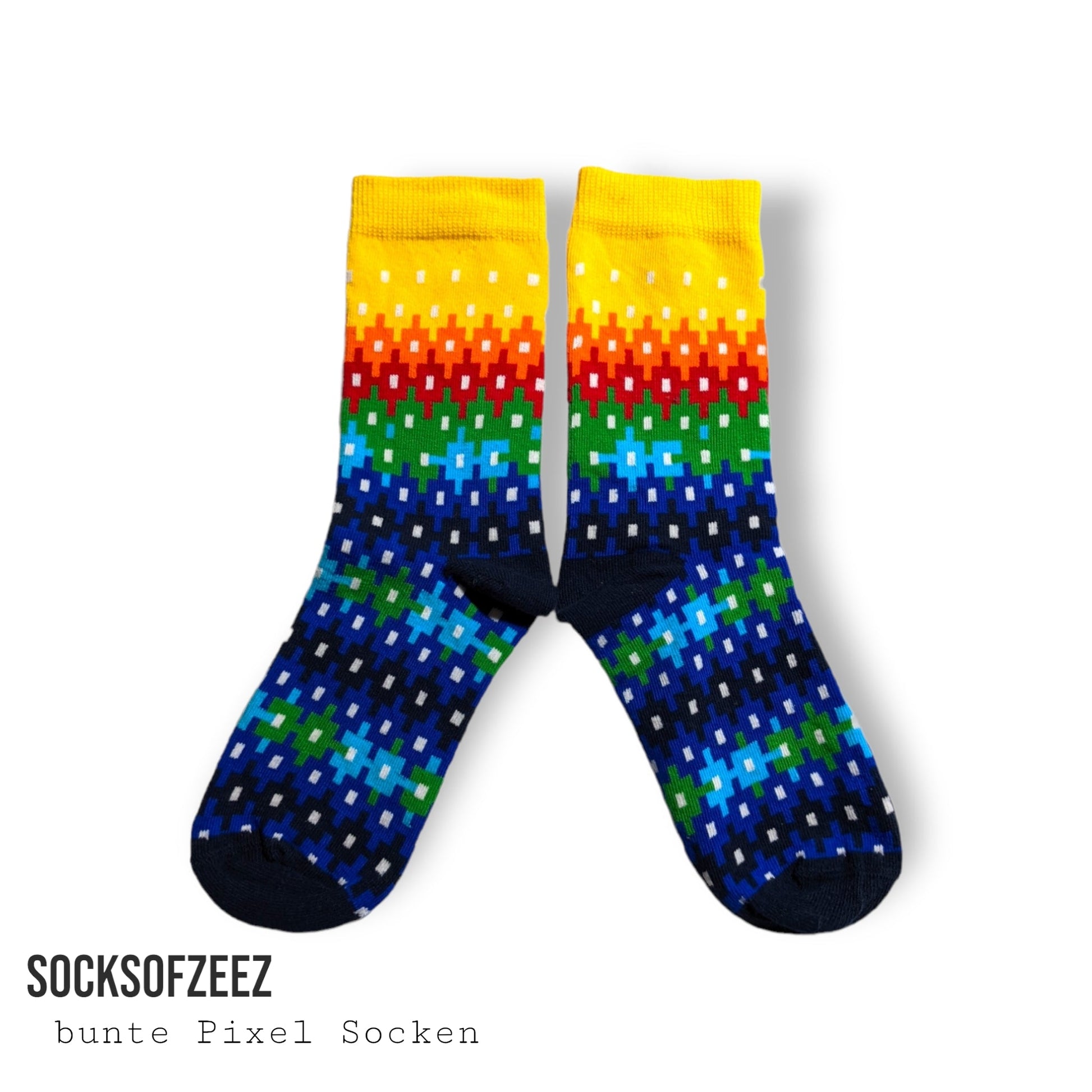 Pixel Socken - bunte - Shop of Zeez