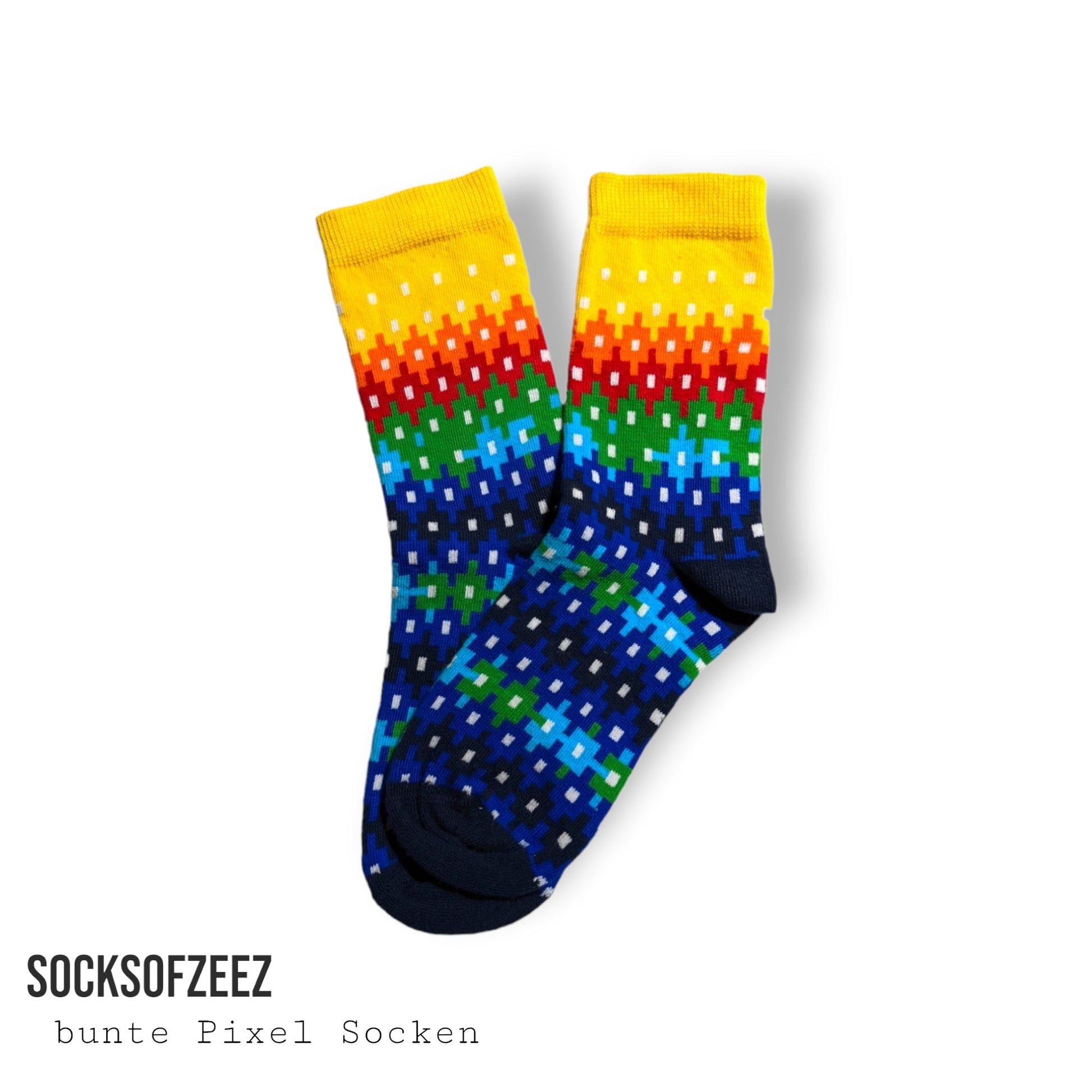 Pixel Socken - bunte - Shop of Zeez