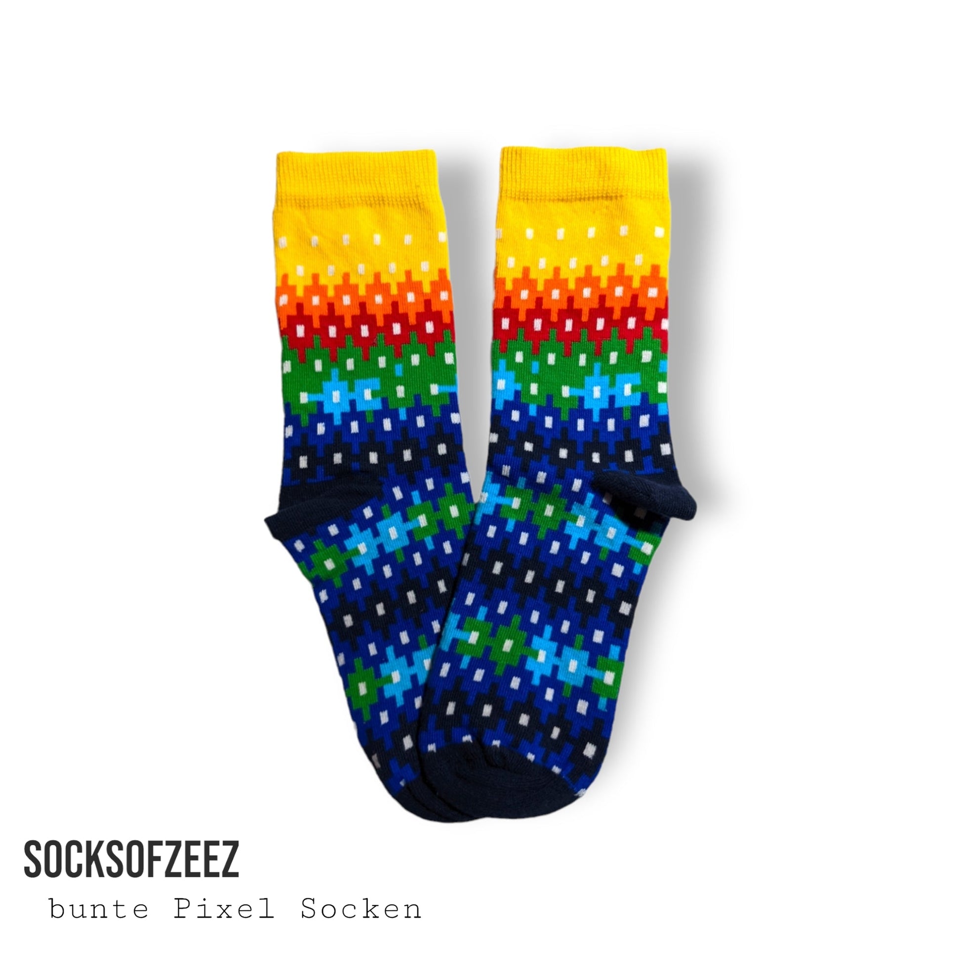 Pixel Socken - bunte - Shop of Zeez