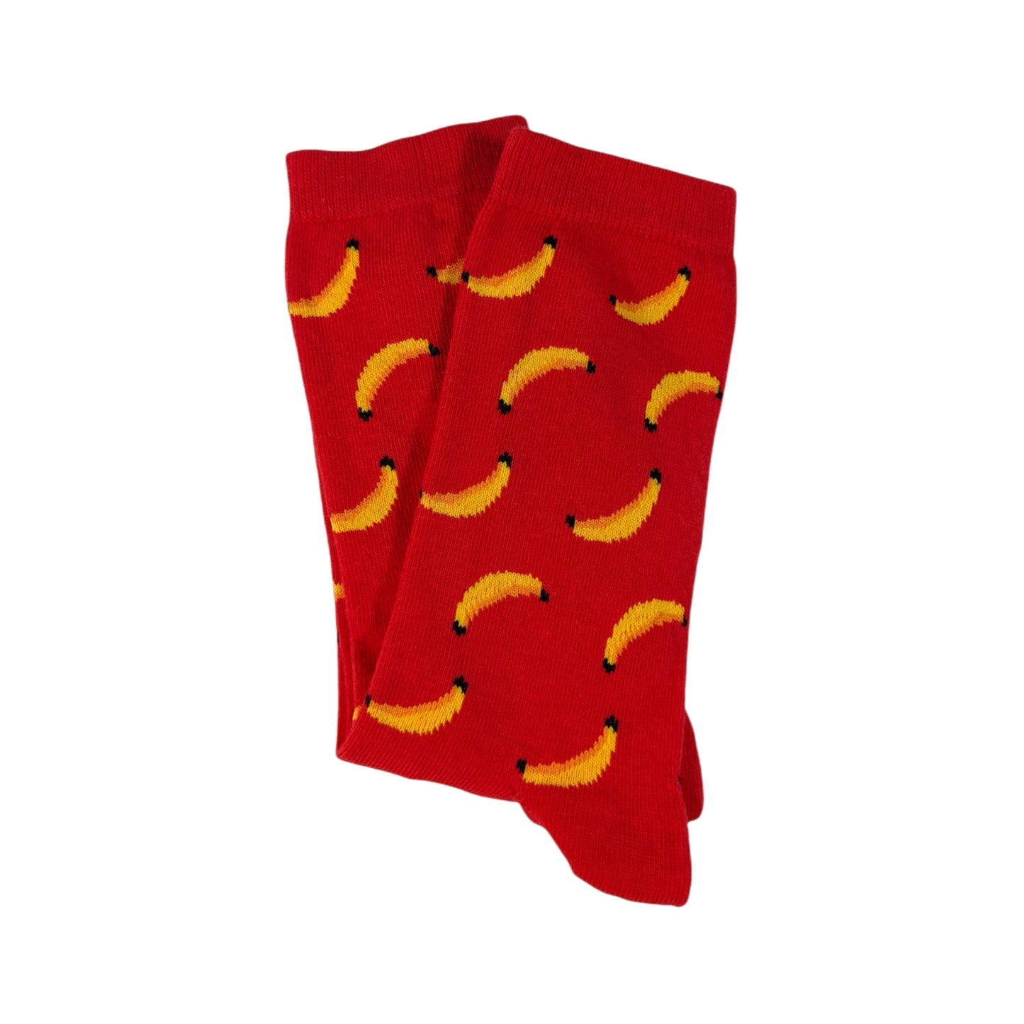 rot Bananen Socken, Einheitsgröße: 36 - 42 - Shop of Zeez