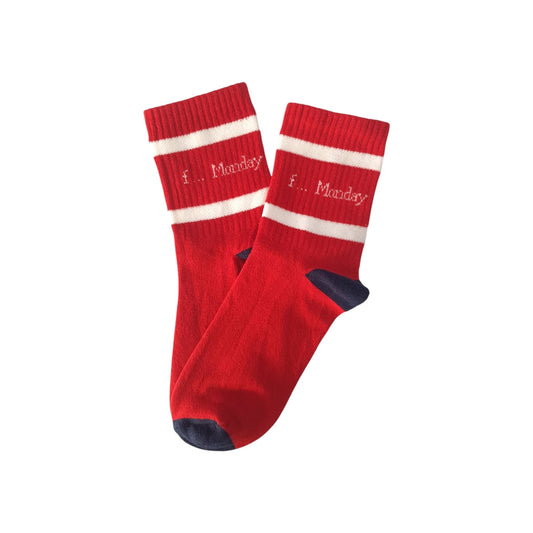 rot F. Monday Sportsocken - Shop of Zeez