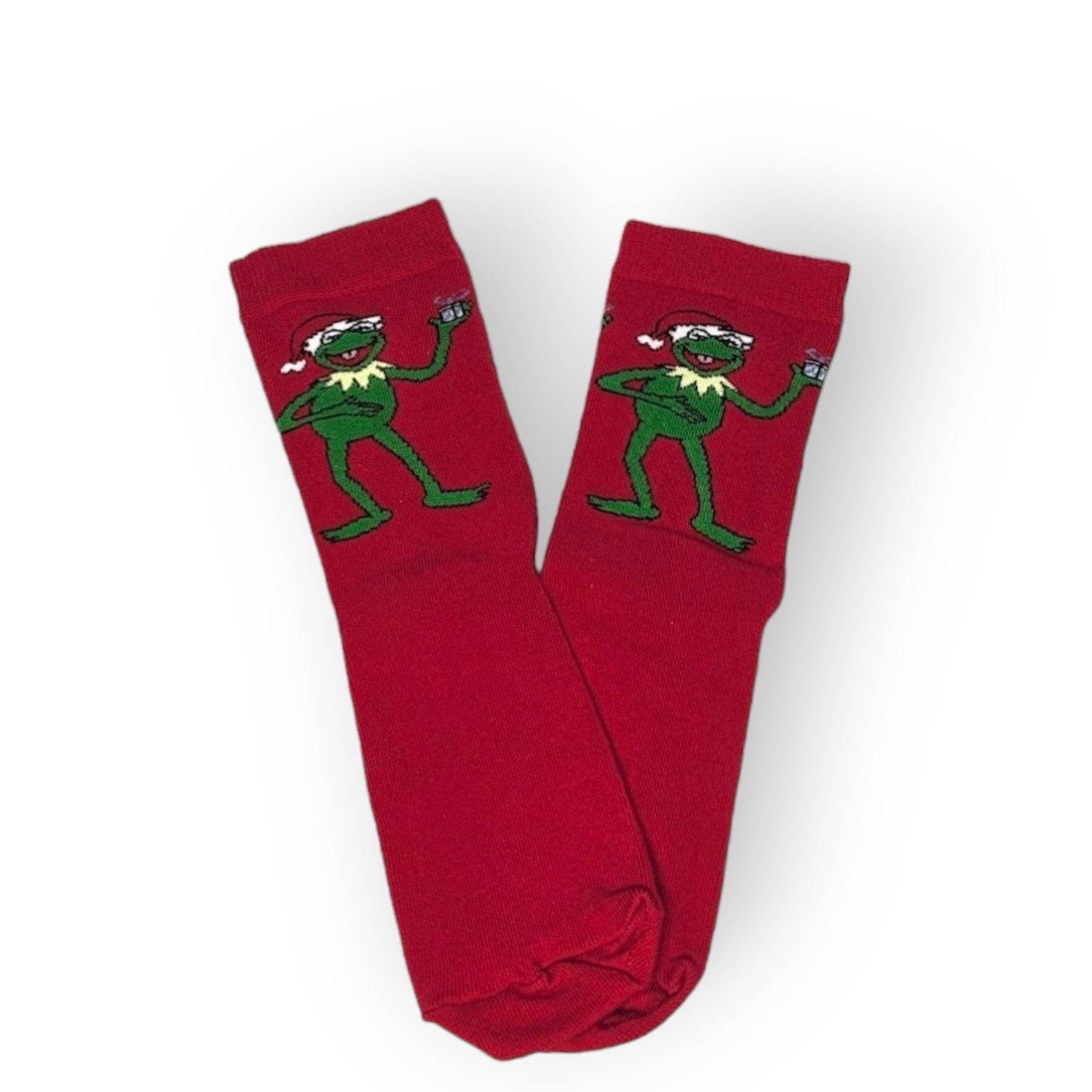 rot Kermit Socken, Einheitsgröße: 36 - 42 - Shop of Zeez