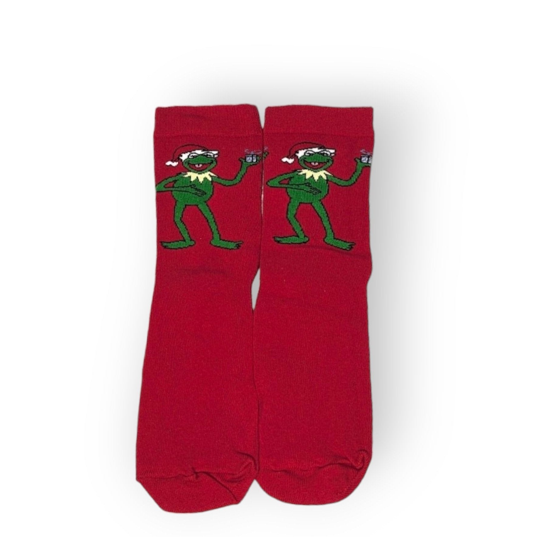 rot Kermit Socken, Einheitsgröße: 36 - 42 - Shop of Zeez