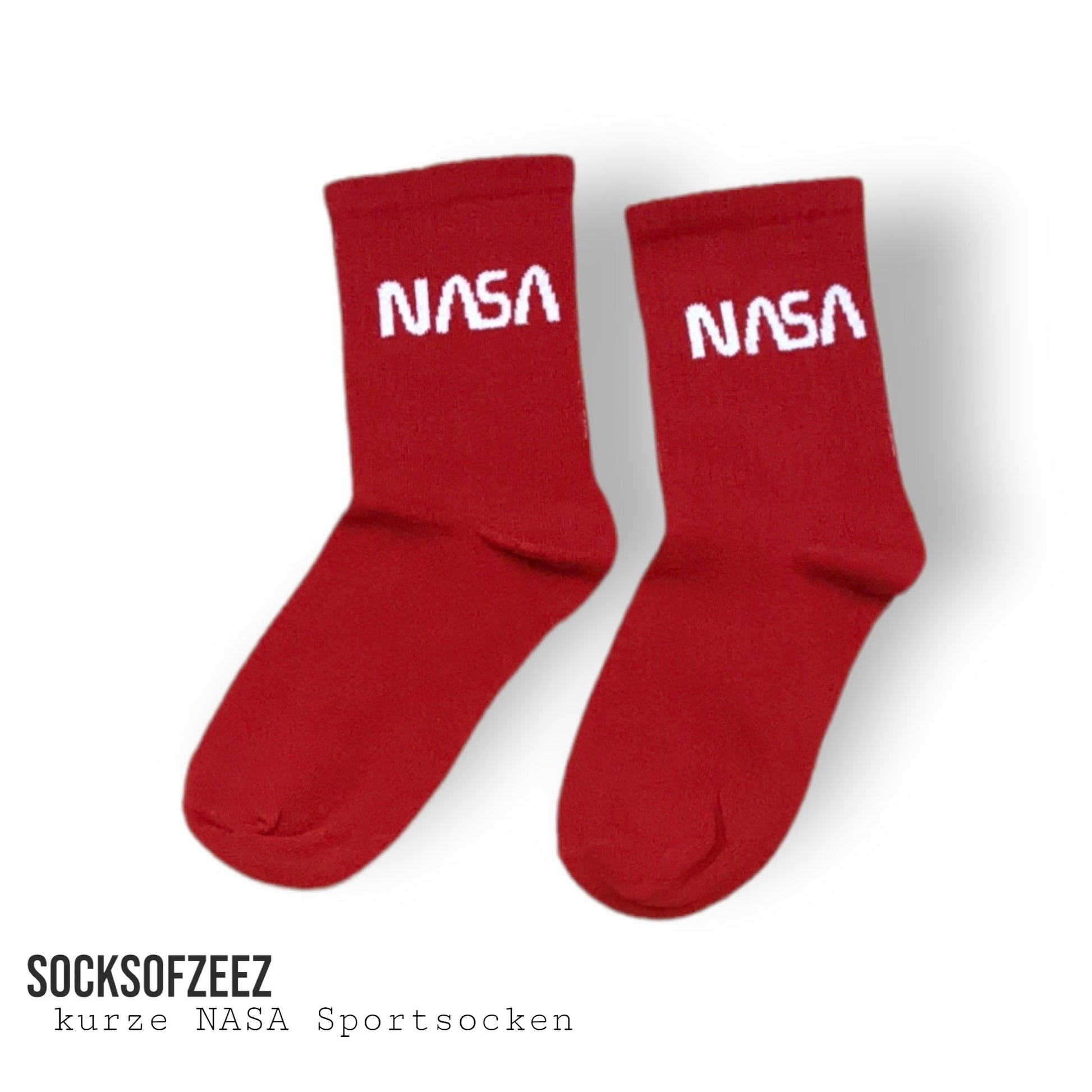 rot Nasa Socken - Shop of Zeez