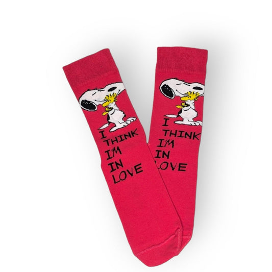 rot Snoopy Socken, Einheitsgröße: 37 - 44 - Shop of Zeez