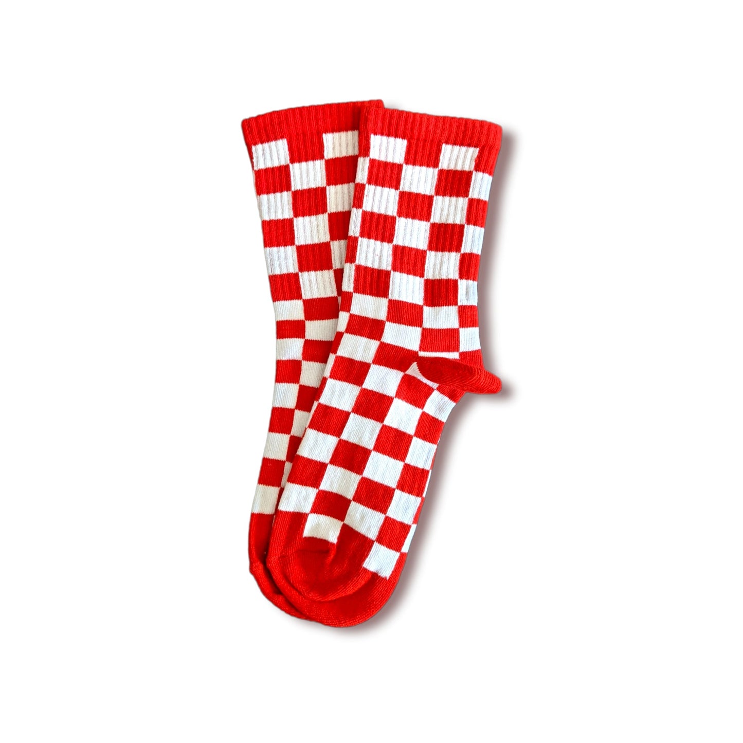 rot - weiß kariert Sportsocken, Einheitsgröße: 36 - 42 - Shop of Zeez