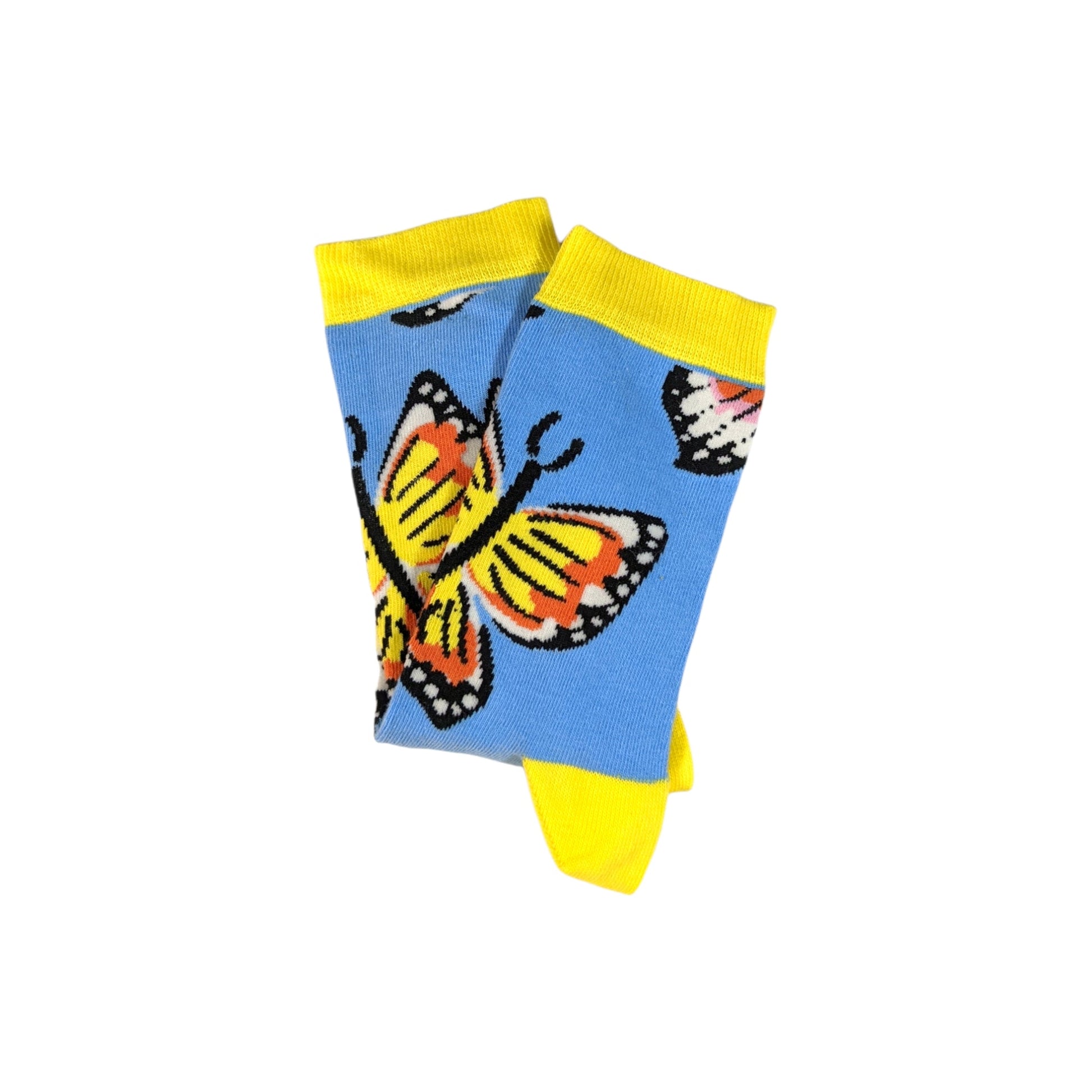 Schmetterling Socken, Einheitsgröße: 36 - 42 - Shop of Zeez