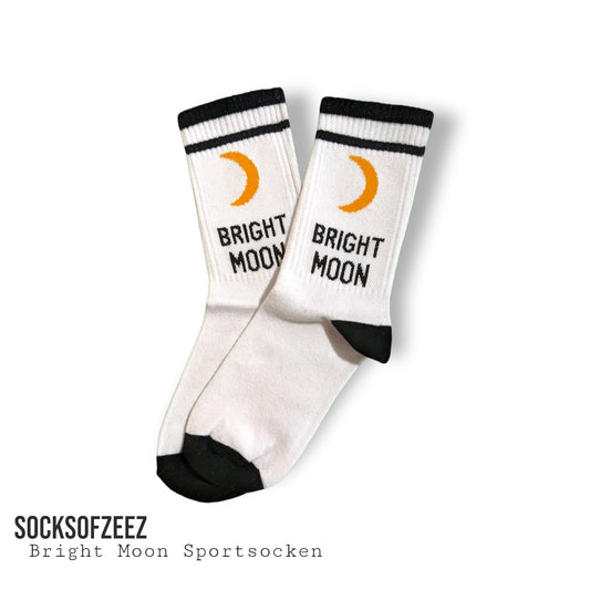 schwarz Bright Moon Sportsocken - Shop of Zeez