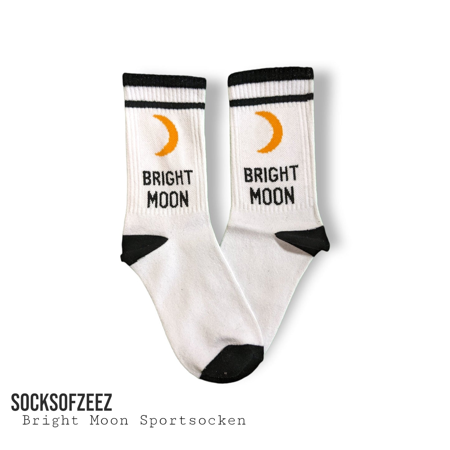 schwarz Bright Moon Sportsocken - Shop of Zeez