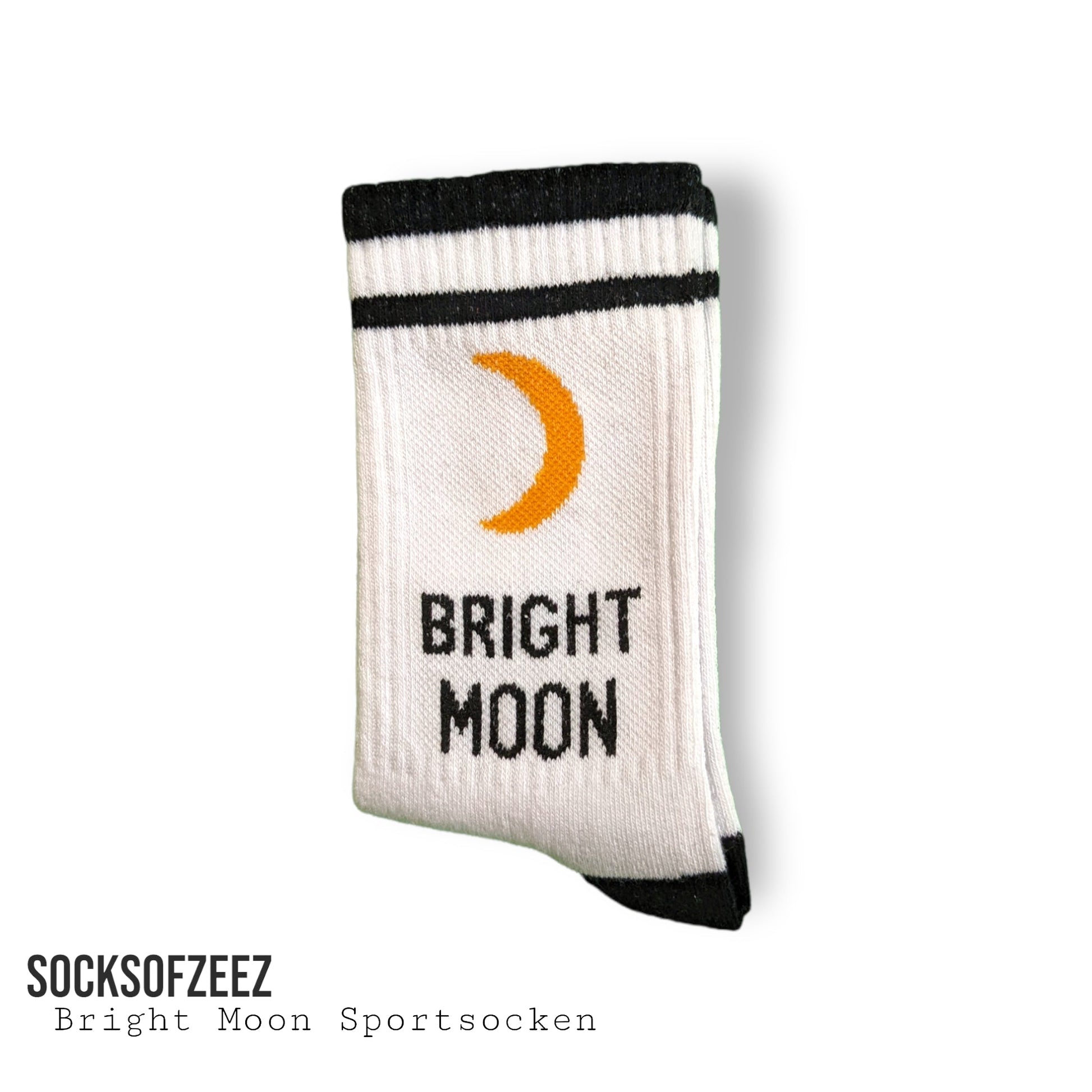 schwarz Bright Moon Sportsocken - Shop of Zeez