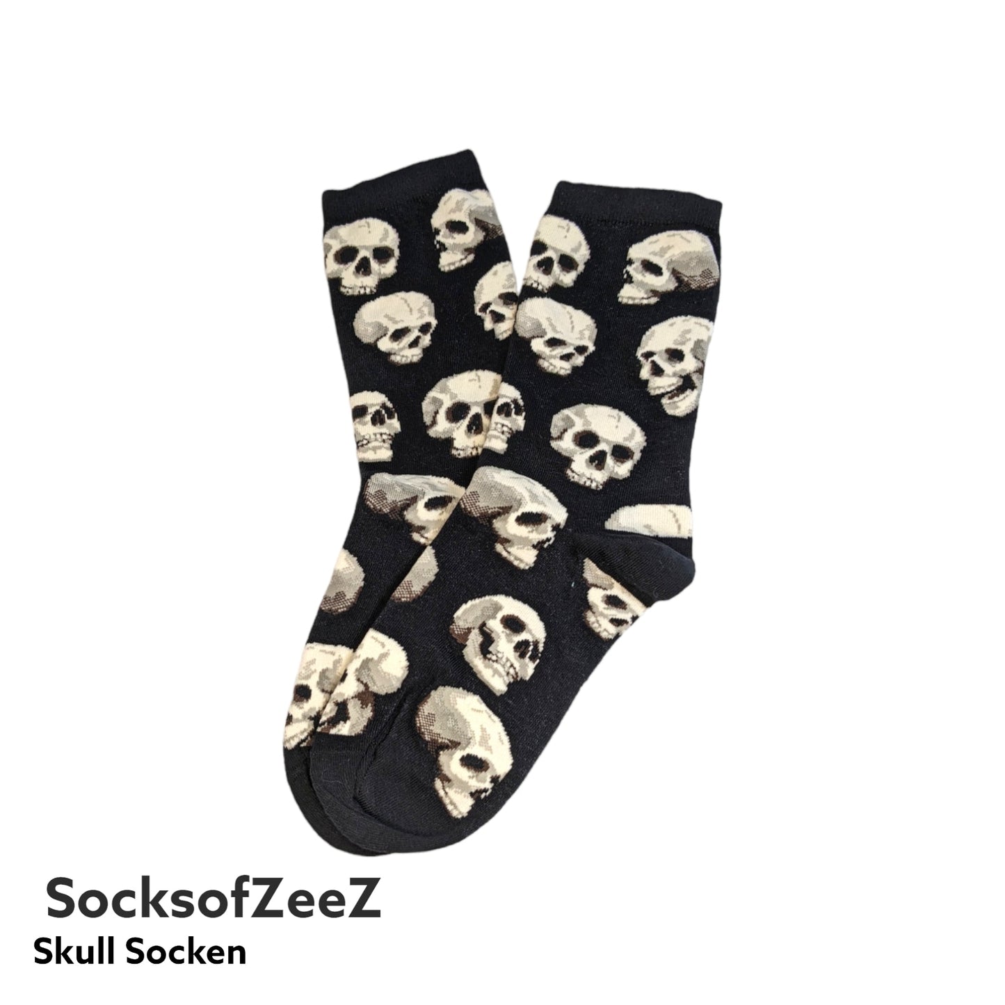 schwarz Skull Socken - Shop of Zeez