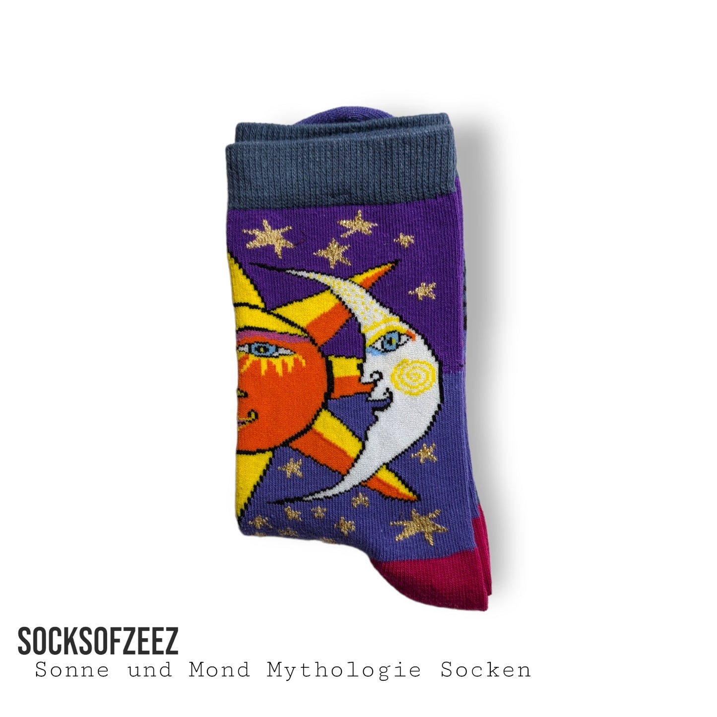 Sonne und Mond Mythologie Socken - Shop of Zeez