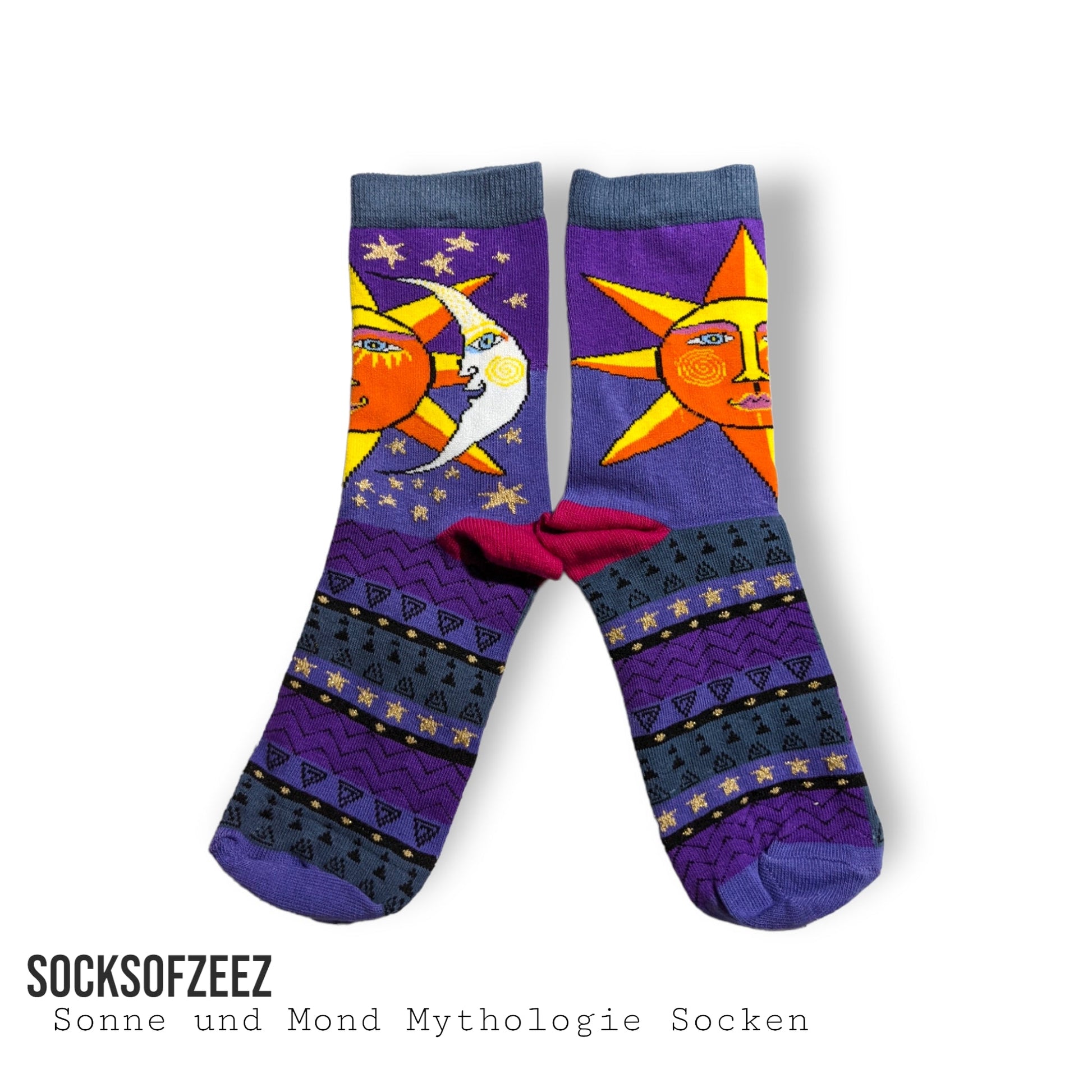 Sonne und Mond Mythologie Socken - Shop of Zeez