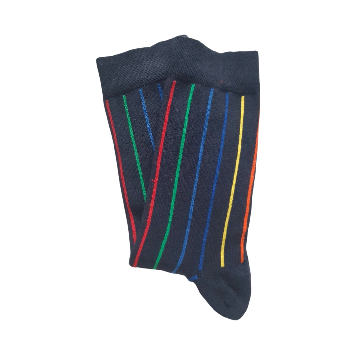 vertikal gestreifte Regenbogensocken, Einheitsgröße EU 36 - 42 - Shop of Zeez