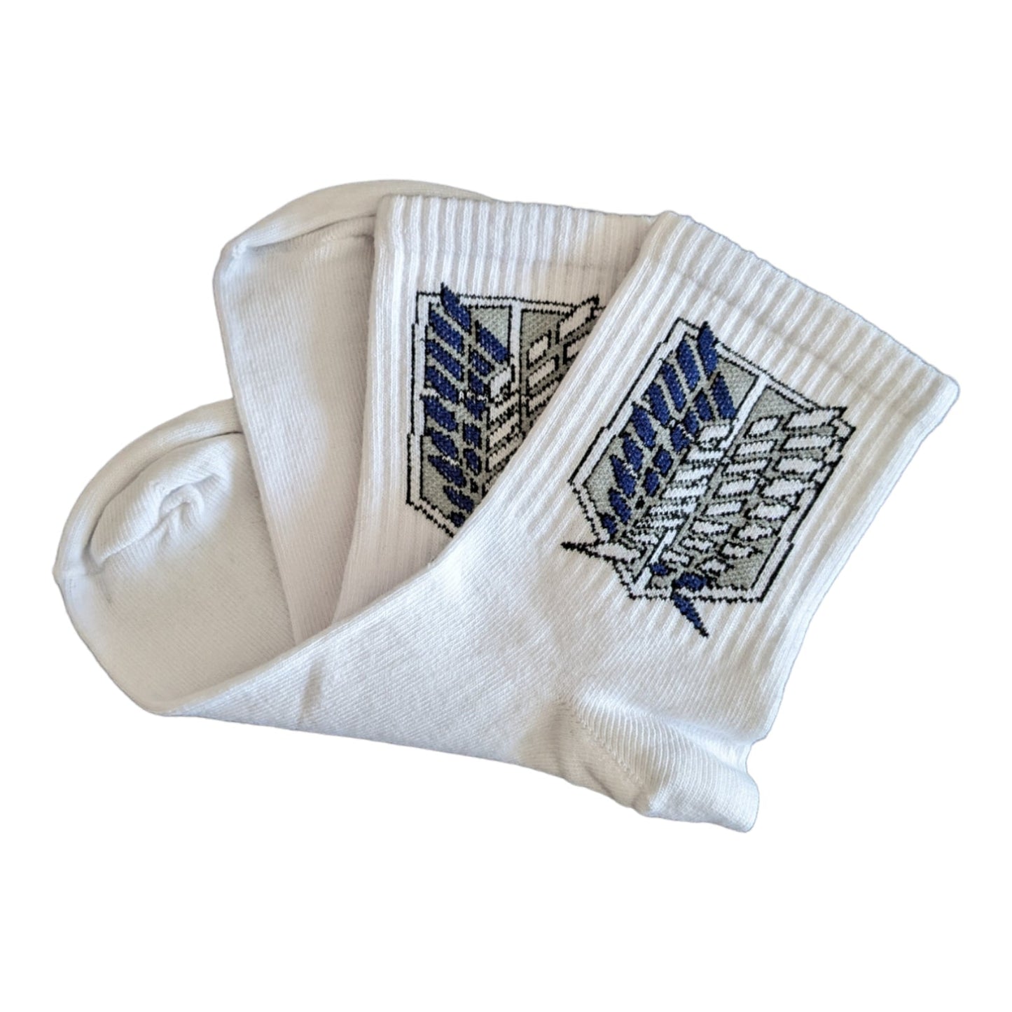 weiß Attack on Titan Socken - Shop of Zeez