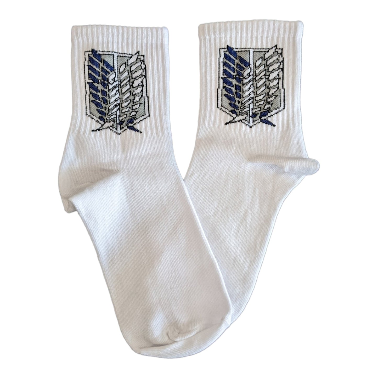 weiß Attack on Titan Socken - Shop of Zeez