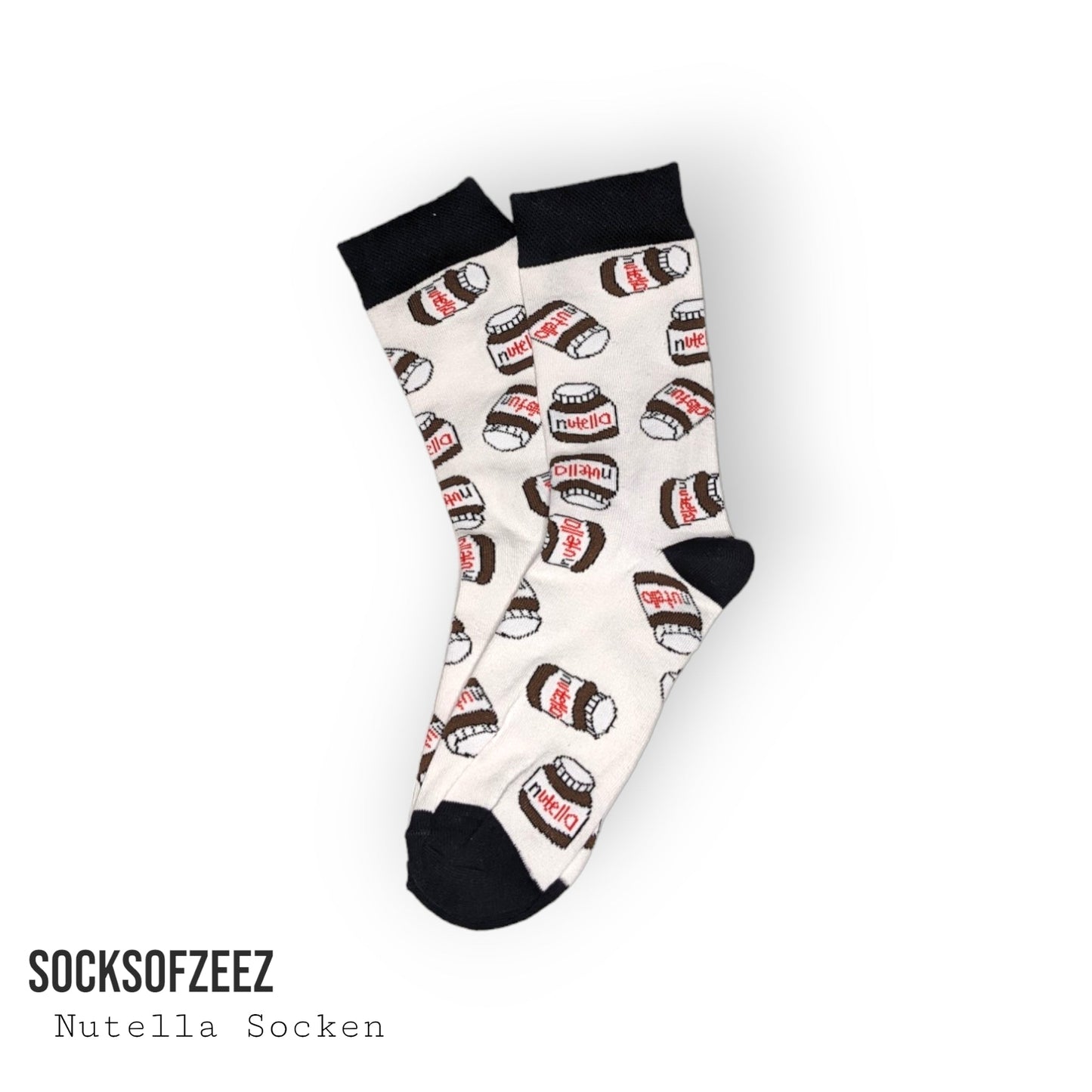 weiß Nutella Socken - Shop of Zeez