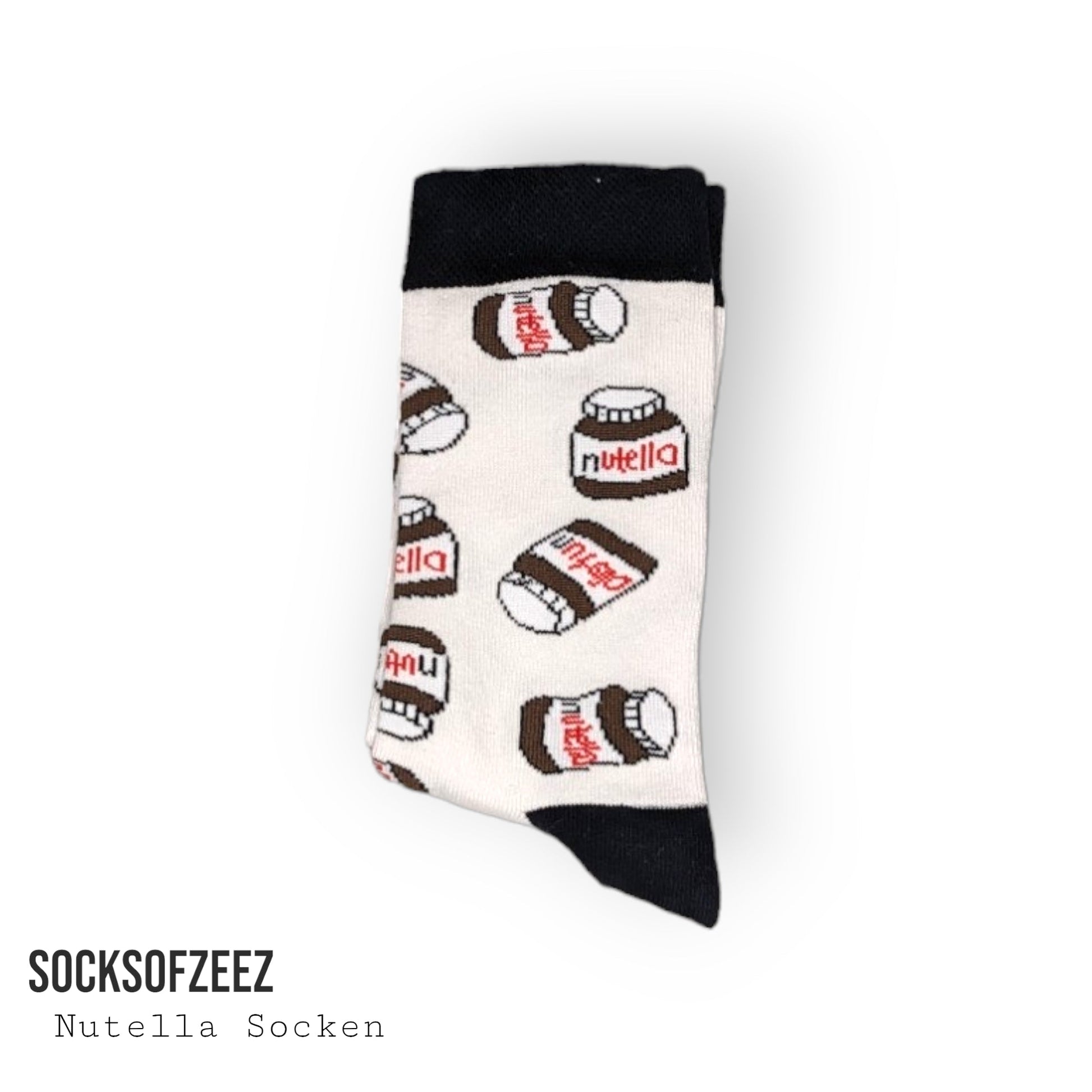 weiß Nutella Socken - Shop of Zeez