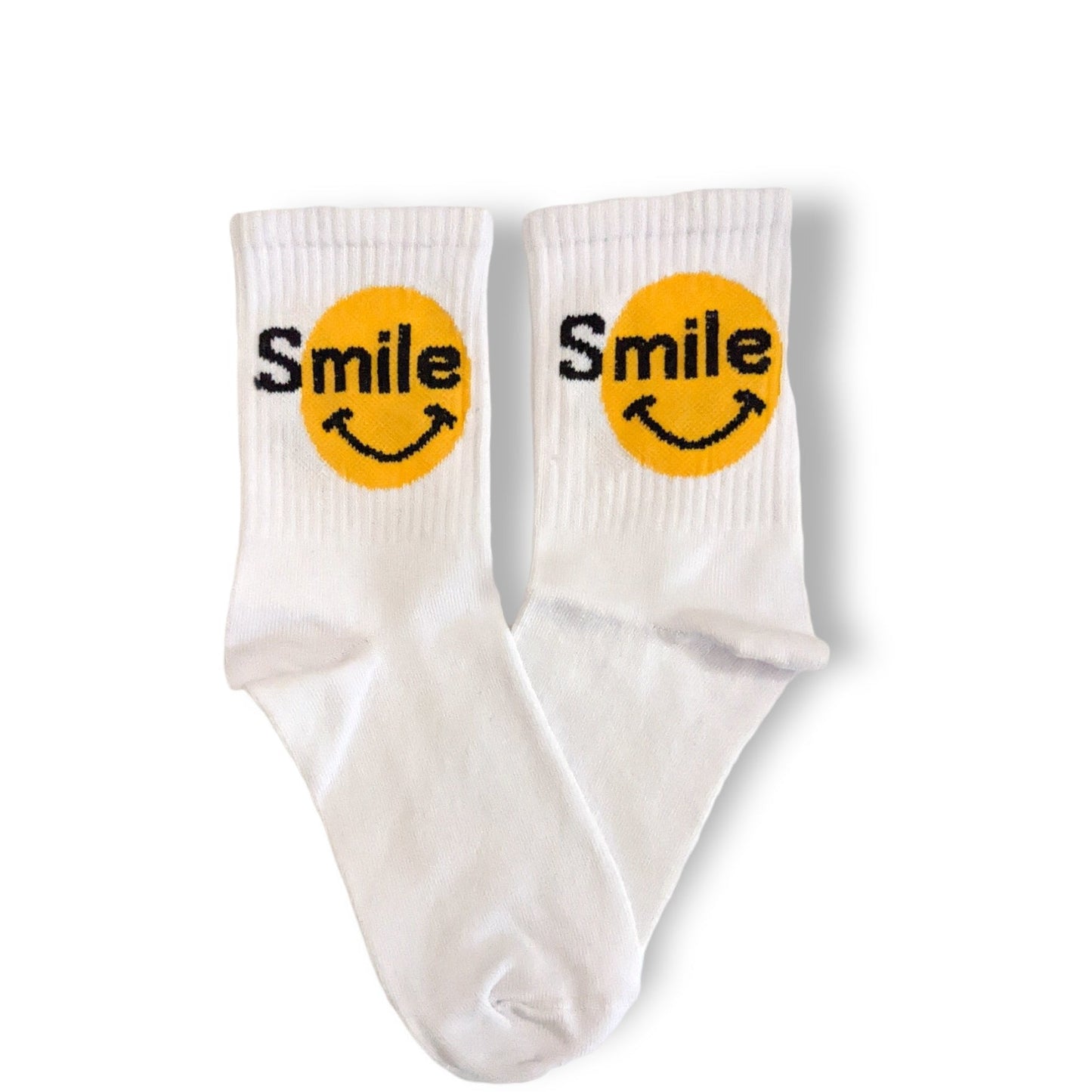 weiß Smiley Tennissocken - Shop of Zeez