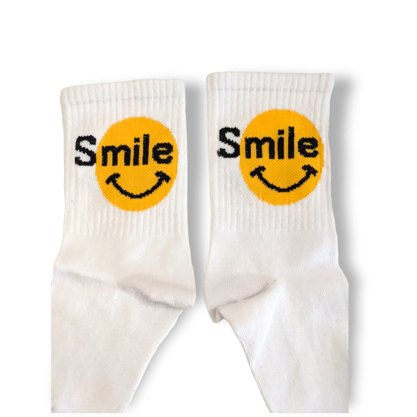 weiß Smiley Tennissocken - Shop of Zeez