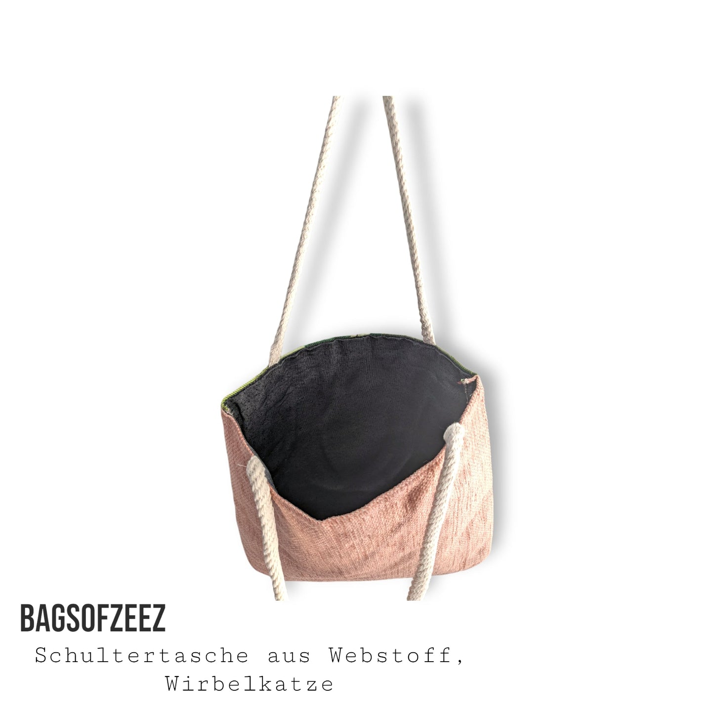 Wirbelkatze Schultertasche - Shop of Zeez